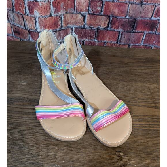 Harper Canyon Kids Rainbow Matilda Sandal Size 3 - Picture 1 of 7